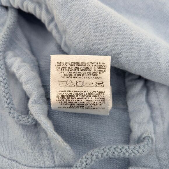 Disney Tinkerbell Blue Full Zip Sweatshirt Hoodie Women's Size S/M Kids XL - Picture 8 of 8